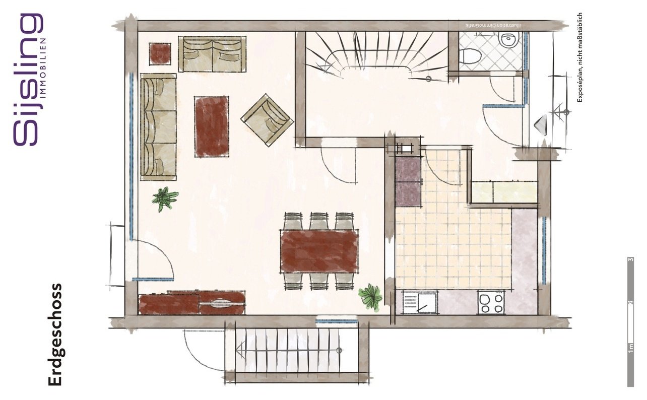Für junge Familie: Reihenendhaus plus Neubaupotenzial auf Sonnengrundstück