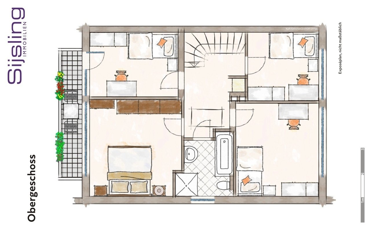 Für junge Familie: Reihenendhaus plus Neubaupotenzial auf Sonnengrundstück