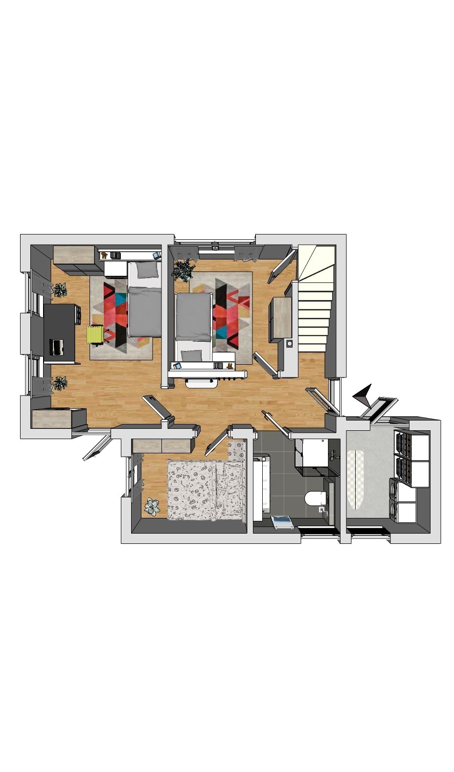 Modernes Ferienhaus mit maritimen Flair und eigenem Bootsanleger
