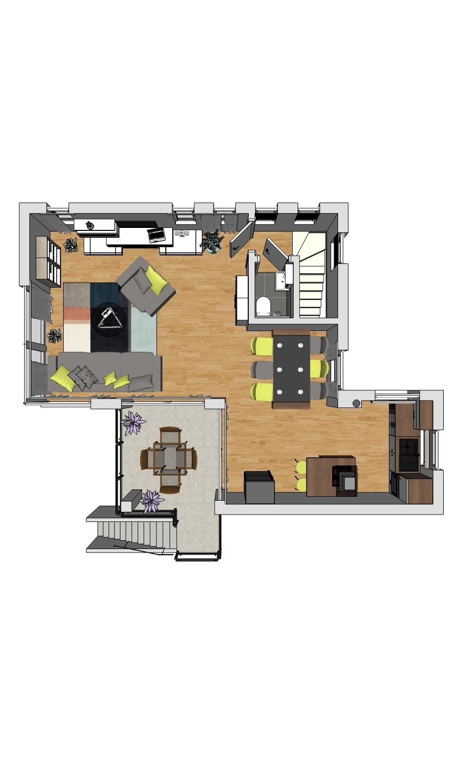 Modernes Ferienhaus mit maritimen Flair und eigenem Bootsanleger