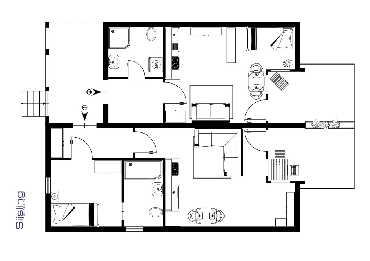 Kapitalanlage im Doppelpack: 2 hübsche Apartments in gepflegter Wohnanlage