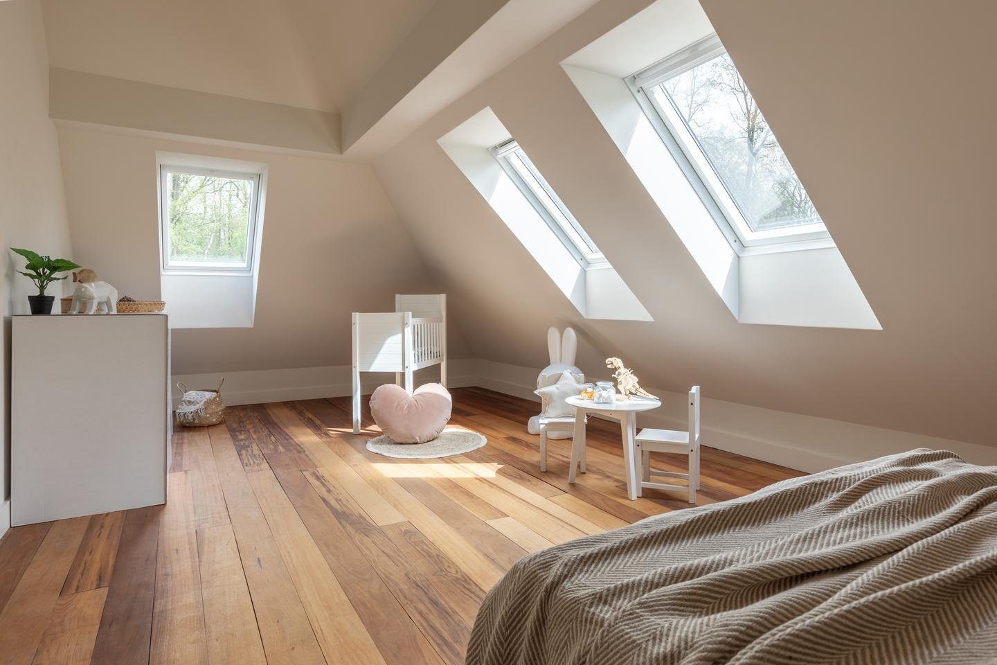 Kinderzimmer im Dachgeschoss