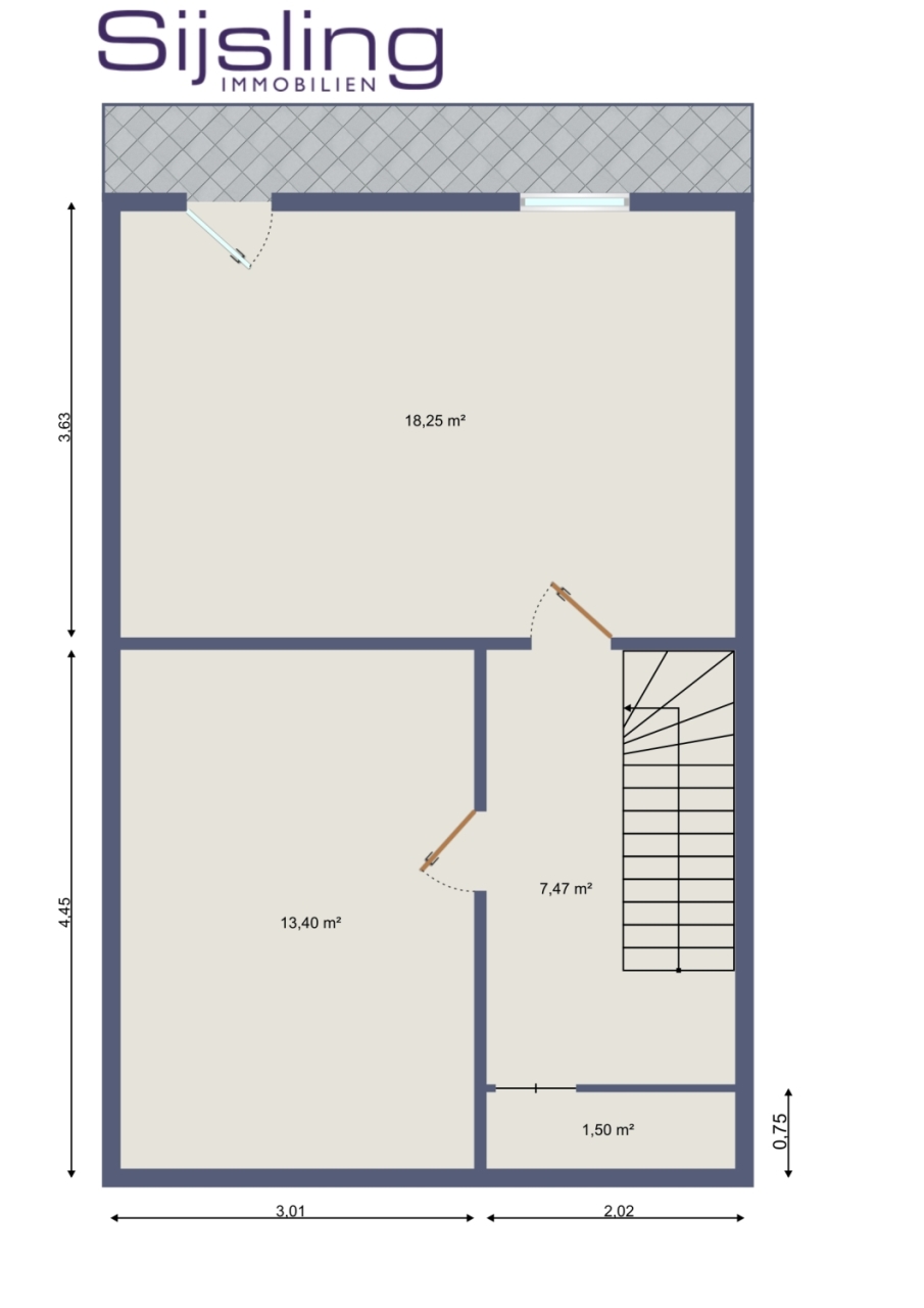 Grundriss UG/Souterrain